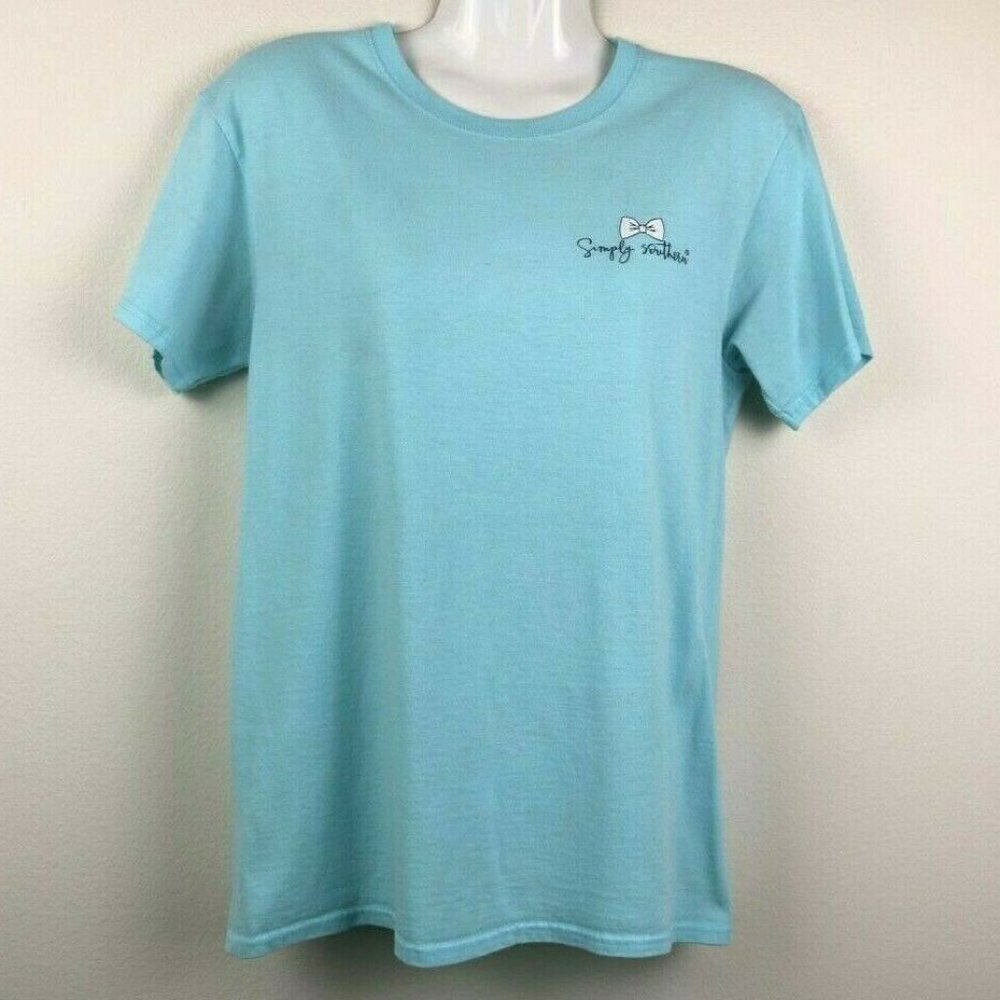Simply Southern Womens Short Sleeve Floral Shirt